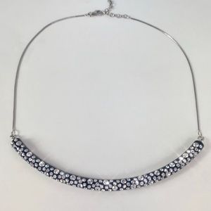 Acrylic Crystal Choker Necklace Embellished With Genuine Crystal Stone Elements
